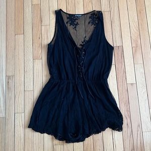 Express Lace Romper